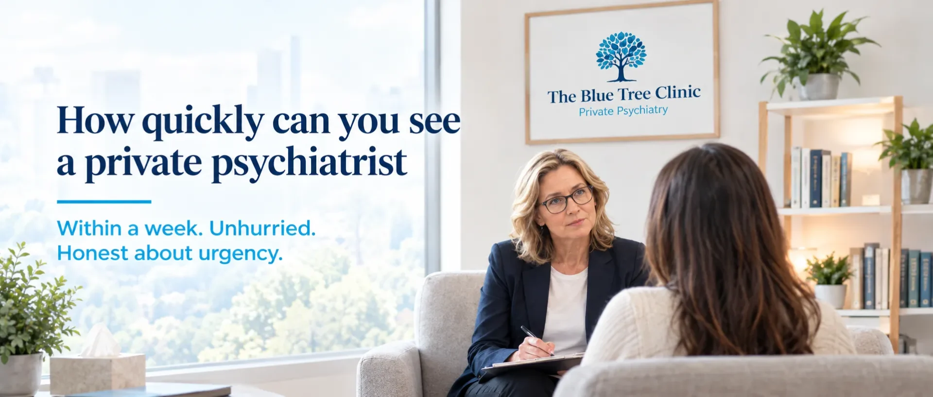 Booking a private psychiatry appointment in London