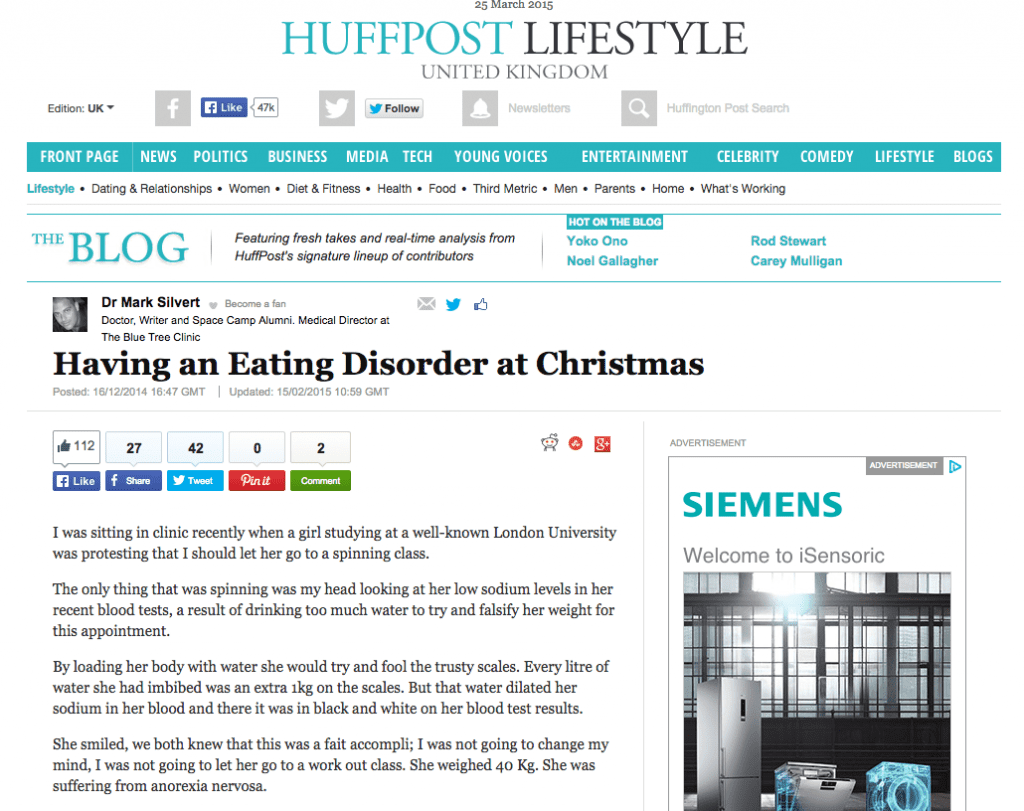 Dr. Silvert's story on treating patients with eating disorder
